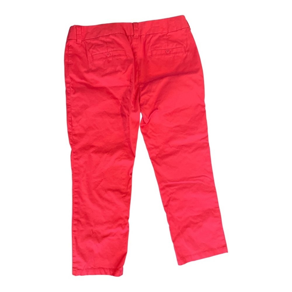 Boden Coral Red Pants Size 10 L - Picture 4 of 9